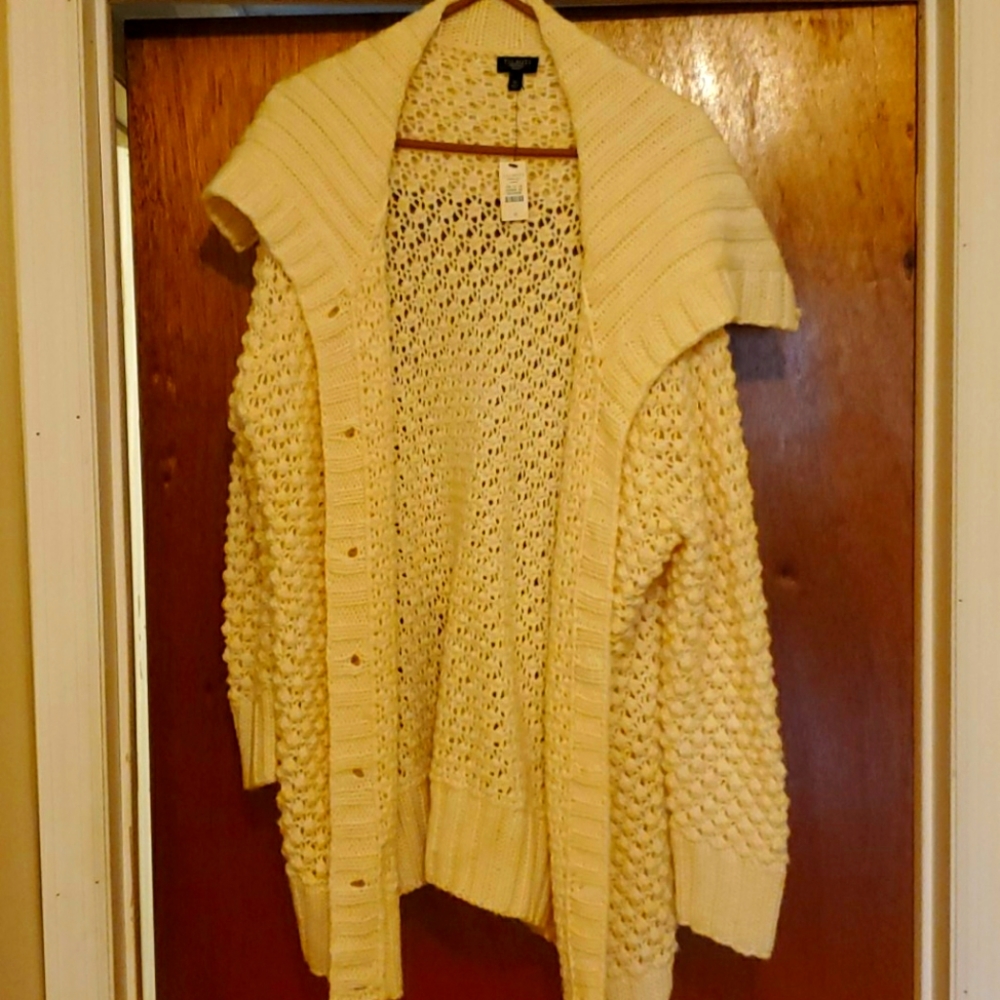 Cream sweater Talbots